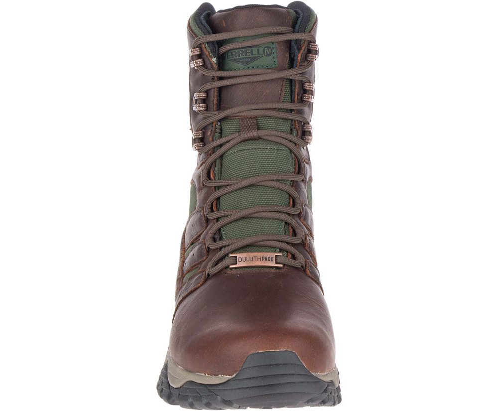 Merrell Vandrestøvler Herre - Moab Duluth Pack 8\" Waterproof Sr - Brune - FZB718605